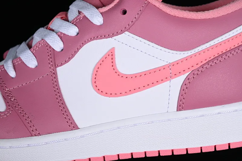 All categories Air Jordan Jordan series basketball shoes Air Jordan 1 Low G version pure original Air Jordan 1 Low "Desert Berry" AJ1 Joe 1 pink and white low-top cultural basketball shoes 553560-616